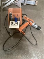 Rigid drill and charger, no battery, charger
