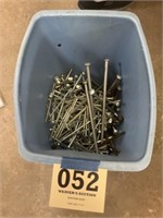 Container of carriage bolts