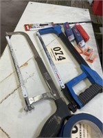 Hacksaw and blades and
Utility knives and blades