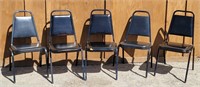 (5) Vinyl Stacking Chairs