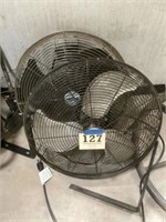 2  20 inch industrial wall mount fans