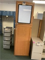 Wooden storage cabinet