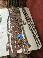 Various Chains w/ Hooks (3)