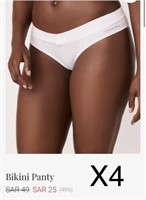 X4 size S La Vie En Rose Bikini - white
