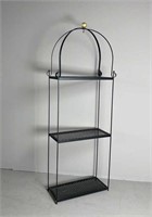 Midcentury Modern Iron Etagere Baker's Rack