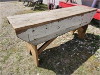 Small Wood BENCH@11Wx42X18.5inH