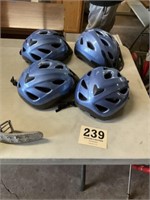 4 adult bike helmets
