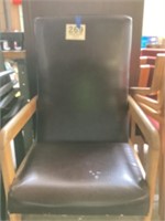 High back chair