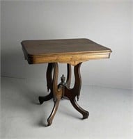 Victorian Walnut Parlor Table 1870s/1880s