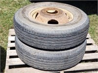 2- Used ST235/80R16 Truck Tires