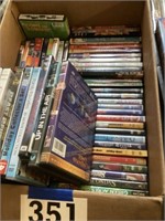 VHS movies and dvds