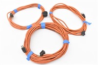 (3) Orange Extension Cords