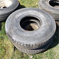 2- Like New 10.00R15TR Truck Tires