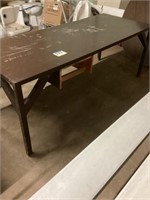 7 foot wooden table