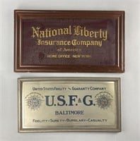 National Liberty & USF&G Vintage Insurance Signs