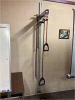 Wall-mounted exerciser