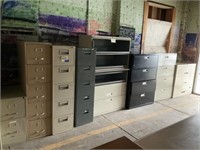 8 Different Size Filing Cabinets