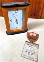 1950s Dear Hunters Boobie prize & battery clock
