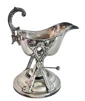 English Silver Silver Plated Gravy Boat