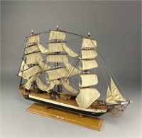 Rainbow Clipper Ship Model on Stand
