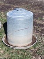 Galvanized 14" Dia. Chicken Waterer