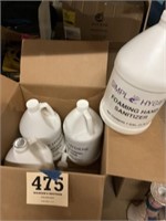 4 gallon jugs of foaming
Hand sanitizer