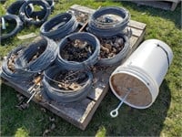 9+- Spools of Good Used Fencing Wire