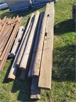 5- Round & 3- Square Wooden Posts