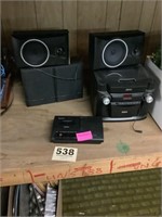 RCA cassette player with speakers,Sony cassette