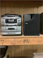 Audiovox cd/cassette player,speaker
