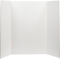 $19  Desk Tech Tri-Fold 36x48 Board  1-pk White