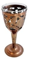 Hand Tooled Copper Wine Goblet