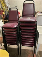 18 Stacking Chairs