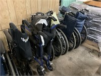 5 Folding Wheelchairs