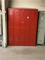 Metal Lockers 85” Tall x 21” deep x 60”