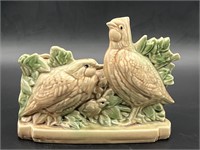 McCoy Quail Pheasant Bird Family Planter 1955