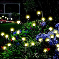 $10  Firefly Solar Lights 8 LED Waterproof 5 Pack