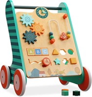 $41  Wooden Baby Walker - Activity Center