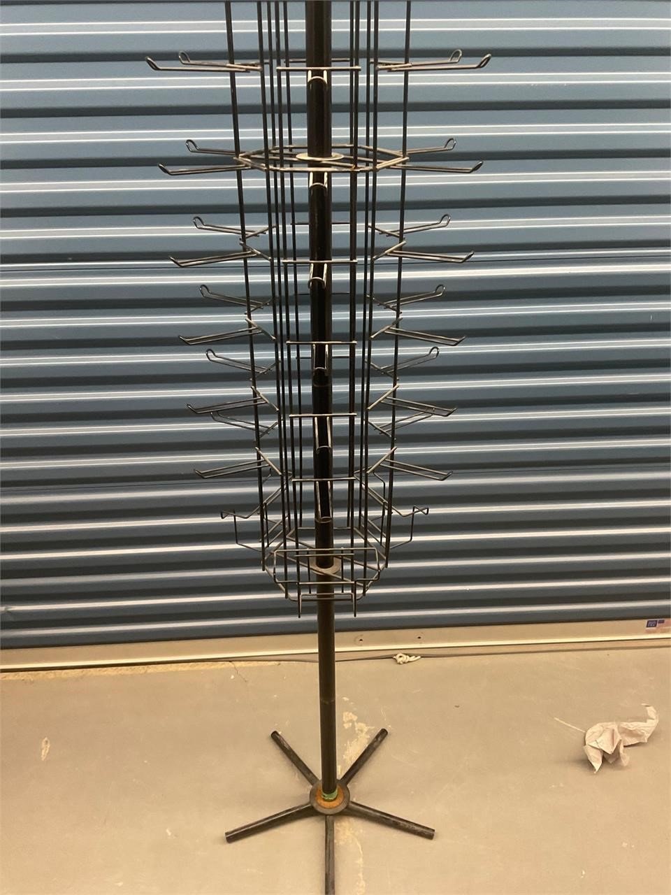 Hanging display rack for store