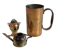 Copper Mug & Miniatures