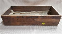 Atlas Powder Co. Explosives Wood Crate