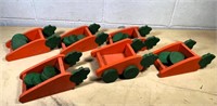 wooden carrot carts