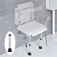 $140  Folding Shower Seat Wall Mounted  Adjustable