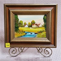 Charles Thomas Garland Landscape Oil Painting