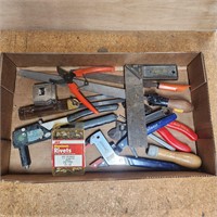 Flat of.  Miscellaneous tools.