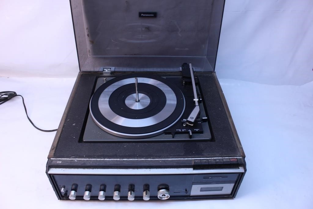 Vintage Panasonic Record Player