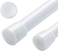 $10  28-43 Adjustable Curtain Rods (2PCS)  White