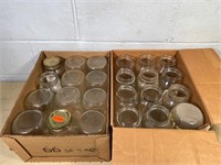 2 dozen quart canning jars