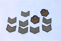 Vintage Sew On patch Lot Army Military