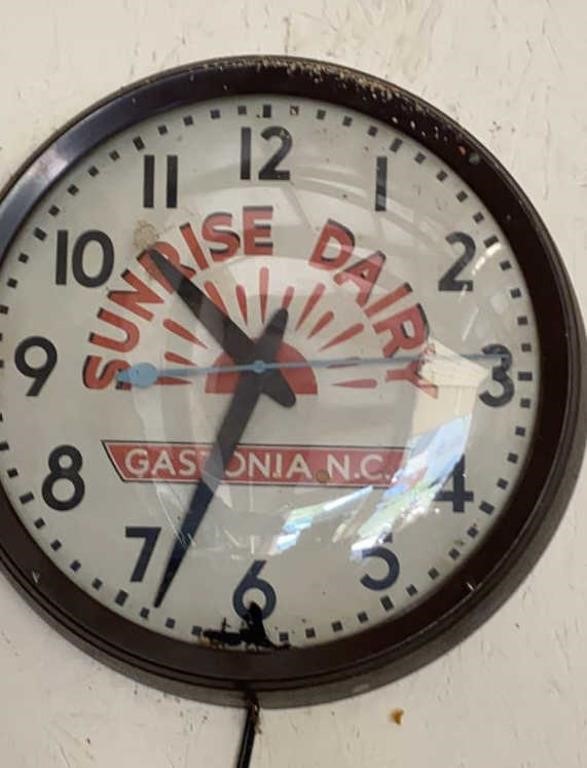 Sunrise Dairy Wall Clock